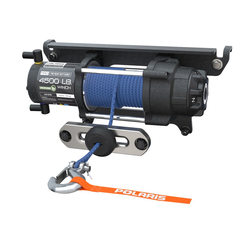 Polaris® PRO HD 4,500 Lb. Winch with Rapid Rope Recovery # 2882236